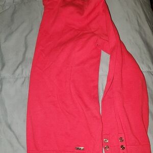 Tommy Hilfiger Red Long Sleeve Light Weight Sweater